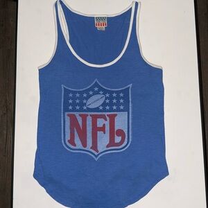 Junk food Blue NFL shield Tank